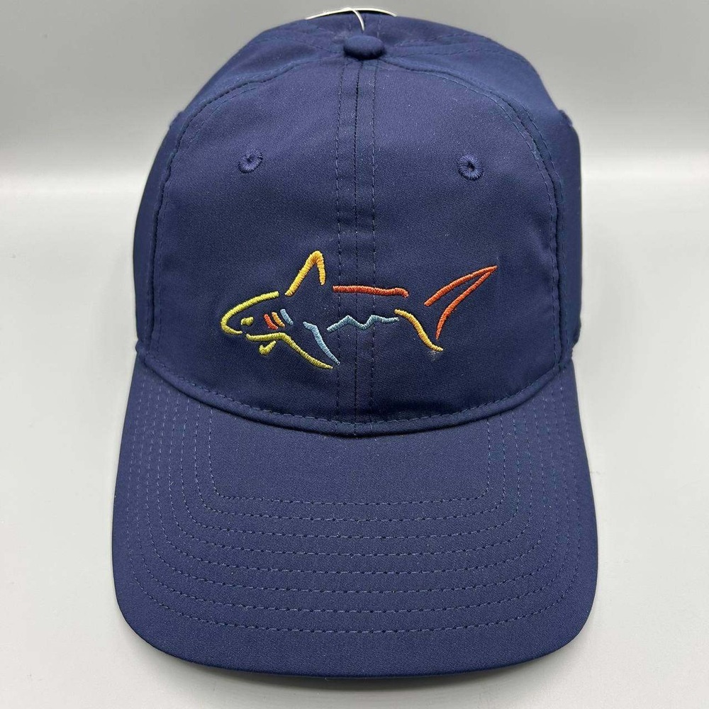 Greg Norman Golf Hat Men Blue Embroidered Strapβ Back Cap New